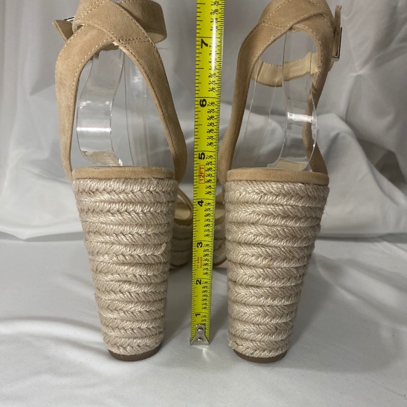Jessica Simpson Symia Jute and Leather Platform Sandal Women's 8M - Picture 9 of 15